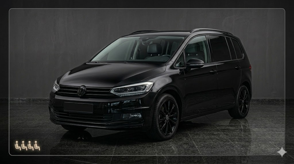 Volkswagen Touran 4 Personen